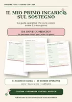 anteprima - Programmi scolastici / Materiali per docenti - PRIMO INCARICO SUL SOSTEGNO : Kit pronto all'uso - Pagina di copertina