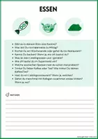 Vorschau - Aufgabenkarten - 30 Konversationsthemen für den DaF- und DaZ-Unterricht - Seite 1