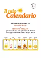 anteprima - Flashcard - Calendario Visivo Tridimensionale in CAA 🌀 - Pagina di copertina