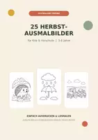 Vorschau - Arbeitsblätter - Ausmalbilder Herbst / kostenlose Ausmalbilder Kita - Deckblatt