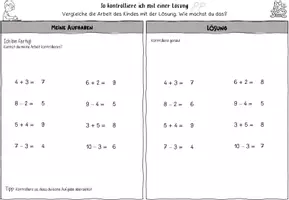 Vorschau - Anderer Materialtyp - Selbstkontrolle lernen I richtig kontrollieren I Fehlerdetektiv - Seite 2