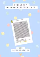 Vorschau - Arbeitsblätter - Bibelsnap Weihnachtsgeschichte Religonsunterricht - Deckblatt