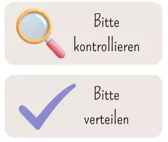 Vorschau - Bildkarten - Austeilen / Kontrollieren - Deckblatt