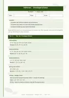 Vorschau - Arbeitsblätter - Vektoren – Grundoperationen kompakt Merkblatt mit Übung & Lösung 5. Klasse AHS - Seite 1