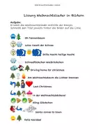 Vorschau - Spiele - Weihnachtslieder raten mit Emojis mit Sprinteraufgabe und Lösung - Seite 2