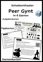 Vorschau - Arbeitsblätter - Peer Gynt – Schattentheater in 6 Szenen | Musik & szenisches Gestalten Stunde 6 - Deckblatt