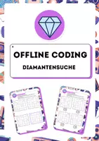 Vorschau - Arbeitsblätter - Arbeitsheft Coding - Diamantensuche - Deckblatt