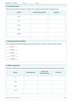Vorschau - Arbeitsblätter - Arbeitsblatt Mathematik Klasse 8 – Quadratwurzeln - Seite 1