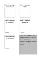 Vorschau - Mal- und Bastelvorlagen - Lapbook zu den 5 Weltreligionen - Seite 1