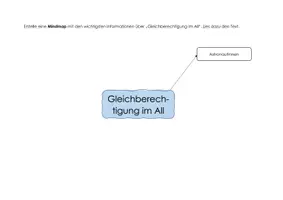 Vorschau - Arbeitsblätter - Informative Texte schreiben - Thema Gleichberechtigung im All - Seite 1