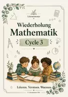 Vorschau - Arbeitsblätter - Wiederholung Cycle 3 Mathematik - Deckblatt