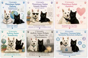 Προεπισκόπηση - Flashcards - Παγκόσμιες Ημέρες-Πατουσάκια εν τάξη - Σελίδα 2
