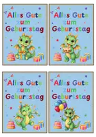 Vorschau - Anderer Materialtyp - Drachenklasse Geburtstagskarte Drache Geburtstag - Seite 2