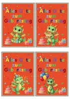 Vorschau - Anderer Materialtyp - Drachenklasse Geburtstagskarte Drache Geburtstag - Seite 3