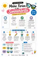 Vorschau - Mal- und Bastelvorlagen - Meine Ferien in der Sonnenbrille 😎 | Kunstunterricht nach den Ferien, Klasse 2-6 - Seite 2