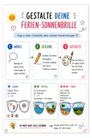 Vorschau - Mal- und Bastelvorlagen - Meine Ferien in der Sonnenbrille 😎 | Kunstunterricht nach den Ferien, Klasse 2-6 - Seite 3