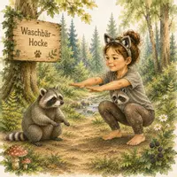 Vorschau - Arbeitsblätter - Kinderyoga Stundenbild Waldtiere - Seite 1