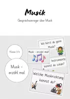 Vorschau - Anderer Materialtyp - Erzähl mal! Gesprächsanreger für die erste Musikstunde - Deckblatt