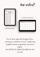 Vista previa - Para docentes: organización, planificación y formación - Planificador Docent Digital Google Sheets - página 1