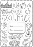 Vorschau - Arbeitsblätter - Deckblatt Politik - Deckblatt
