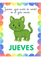 Vista previa - Decoración del aula - DIAS DE LA SEMANA 3 AÑOS COLORES - página 3