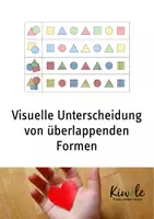 Vorschau - Arbeitsblätter - Visuelle Unterscheidung von sich überlappenden Formen - Deckblatt