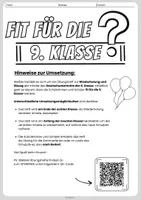 Vorschau - Arbeitsblätter - Materialpaket - Übungshefte Wiederholung für Klasse 5 - 9 - Wiederholung aller Kompetenzbereiche - unterschiedliche Aufgabentypen - Seite 2