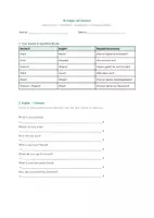 Vorschau - Arbeitsblätter - W-Fragen Deutsch A1 _ DaZ _ Fragewörter üben + Lösungen - Deckblatt