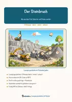 Vorschau - Arbeitsblätter - Der Steinbruch – Lesespurgeschichte mit Rätselaufgaben (Klasse 8) - Seite 1