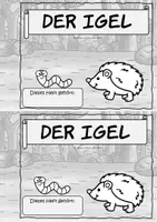 Vorschau - Arbeitsblätter - Igel Leseheft Klasse 1/2 – Deutsch – Lesetexte & Leseaufgaben zum Igel – Lesen üben, Leseverständnis & Sachwissen | Leseförderung - Seite 2