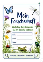 Vorschau - Arbeitsblätter - Forscherheft: Insekten bestimmen mithilfe des iPads - Deckblatt