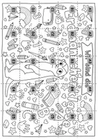 Vorschau - Mal- und Bastelvorlagen - Erdmännchenklasse Gemeinschaftsposter I Klassengemeinschaft / Klassentier I kollaboratives Poster I Schulstart - Seite 3