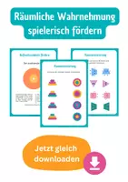 Vorschau - Arbeitsblätter - Räumliche Wahrnehmung fördern | Raumorientierung, Links-Rechts & Lagebeziehungen | LRS, Legasthenie & ADHS - Deckblatt