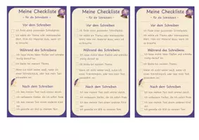 Vorschau - Arbeitsblätter - Checkliste für die Schreibzeit (Version für SuS) - Seite 2