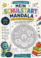 Vorschau - Mal- und Bastelvorlagen - Schulstart-Mandala FREEBIE - Deckblatt