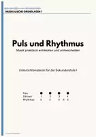 Vorschau - Stundenentwürfe - Musikalische Grundlagen 1 – Puls und Rhythmus - Seite 1