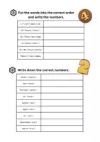 Vorschau - Arbeitsblätter - numbers 1-20 worksheets #2 - Seite 2