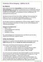 Vorschau - Arbeitsblätter - Zehnerübergang Addition bis 20 – Förderkurs & Übungen zum Zehnerstopp - Seite 1