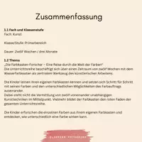 Vorschau - Unterrichtsreihen - Farbkasten- Forscher - Seite 3