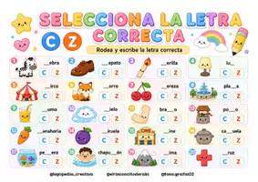Vista previa - Tarjetas / Manipulativos - ORTOGRAFÍA DIVERTIDA - página 1