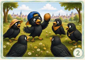 Vorschau - Poster - Kamishibai Geschichte – Kalle und die verschwundene Super-Nuss | Sachgeschichte über Krähen & Rabenvögel für Kita & Kindergarten - Seite 3