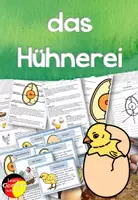 Vorschau - Unterrichtsreihen - Das Hühnerei Unterrichtsmaterial - Deckblatt