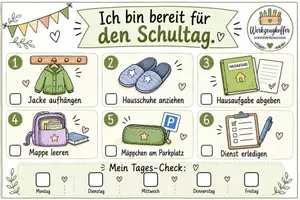 Vorschau - Poster - Materialpaket Übergänge strukturieren - Material strukturieren - Deckblatt