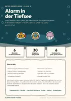 Vorschau - Stundenentwürfe - Alarm in der Tiefsee - Mathe-Escape-Room für die Klasse 4 - Seite 1