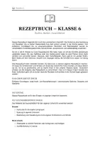 Vorschau - Arbeitsblätter - Rezeptbuch_Klasse6 - Seite 1