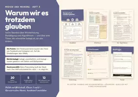 Vorschau - Stundenentwürfe - Warum wir es trotzdem glauben – Politik Klasse 7/8 - Deckblatt