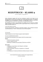 Vorschau - Arbeitsblätter - Rezeptbuch_Klasse9 - Seite 1