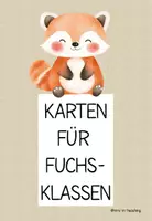 Vorschau - Poster - Fuchsklasse: Karten Growth mindset Teil 2 Motivation - Deckblatt