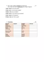 Vorschau - Test - Klassenarbeit Basics English Class Test Kl.5 - Seite 1