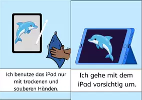Vorschau - Poster - Tablet-Regeln für die Delfinklasse | Klassenregeln für die Grundschule - Seite 3